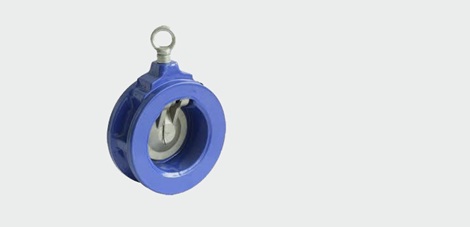 Single flap check valve