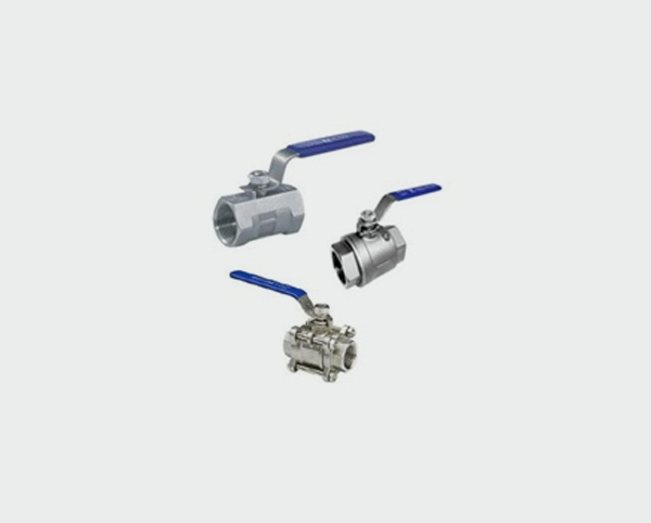 1, 2, 3 PIECE STAINLESS STEEL BALL VALVES 