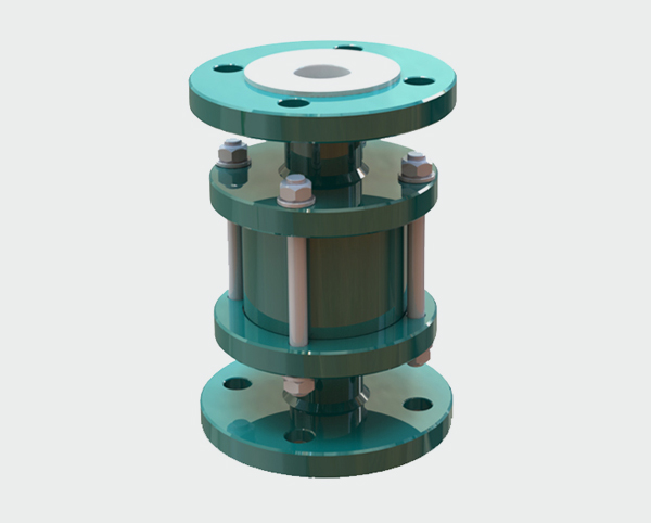 INTERAPP PFA LINED FPCV FLANGED POPPET CHECK